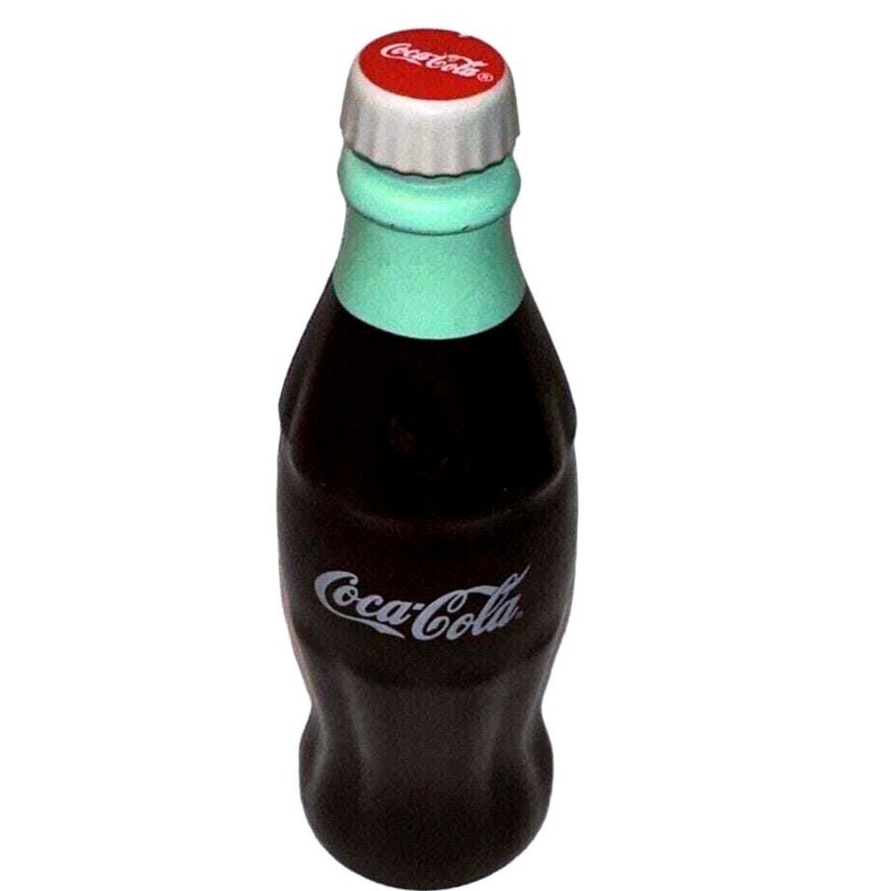 Coca-Cola Bottle Coin Bank Green Neck Collectible Coke